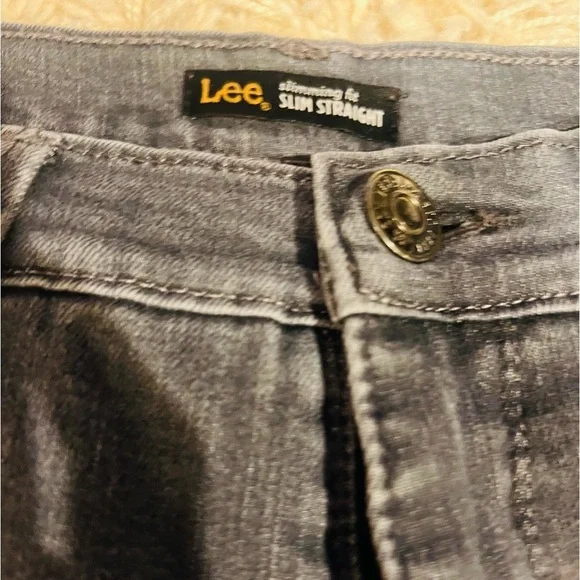Lee slim straight stretchy jeans size 6 - Picture 3 of 7